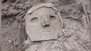 1000 year old False heads discovered by archaeologists in Peru [upl. by Eniger476]