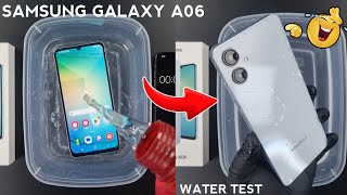 Samsung A06 Water Test 💦💧 Lets See If Samsung A06 is Really Waterproof Or Not [upl. by Allebara320]