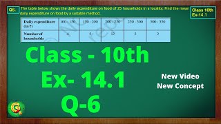 Ex 142 Q2 Class10  Statistics  Class10 Math  Class10 Ex 142 Q2  Green Board Classes [upl. by Nolava]