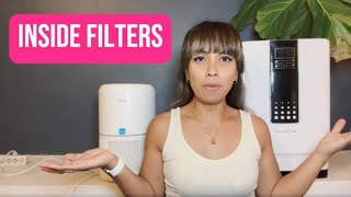 LEVOIT Air Purifier for Home vs HATHASPACE Smart Air Purifiers for Home inside filters review [upl. by Adyam751]