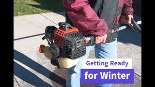 Winterizing our Echo SRM 230 Whipper Snipper [upl. by Llerahs]