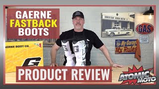 Gaerne Fastback Boots Review by AtomicMoto [upl. by Haceber890]