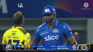 😃Pollard vs Bravo Fight  🏏 IPL 2022  MI vs CSK  Funy Video  Kiran Babare [upl. by Leinehtan]