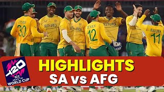 AFG vs SA Match Highlights  Afghanistan vs South Africa Match Highlights  T20 World Cup 2024 [upl. by Ysle276]