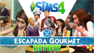 REVIEW Los Sims 4 Escapada Gourmet  CAS  Modo Construir [upl. by Obbard]