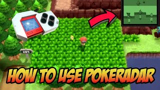 How to Use PokeRadar in Brilliant Diamond and Shining Pearl [upl. by Bird]