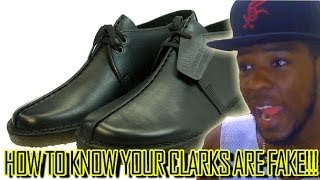 HOW TO KNOW YOUR CLARKS ARE FAKE Kevin2wokrayzee [upl. by Puduns]