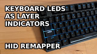 Keyboard LEDs as HID Remapper layer state indicators [upl. by Grier]