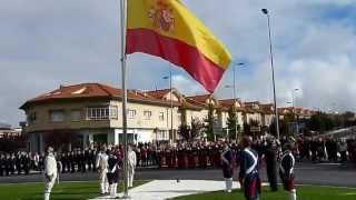 Izado de la bandera de España en Ávila [upl. by Emlin]