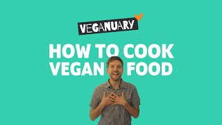 How to cook vegan food  The Veganuary Challenge [upl. by Burnard]