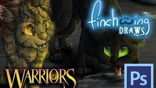 Finchwing Draws Hollyleaf stuck on ice Warriors Speedpaint [upl. by Scriven]