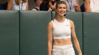 Eugenie Bouchard relishing epic debut with £750k on the line for exWimbledon finalist  Tennis News [upl. by Sidwel276]