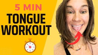 5 Minute Tongue Exercises for Speech and Swallowing [upl. by Latini]