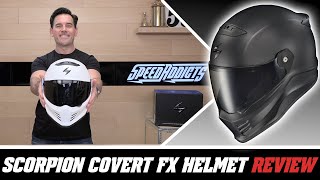 Scorpion Exo Covert FX Helmet Review at SpeedAddictscom [upl. by Roma]