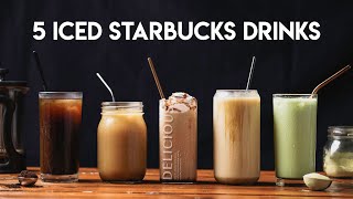 5 Iced Starbucks Drinks That You Can Easily Make At Home [upl. by Ayotl]