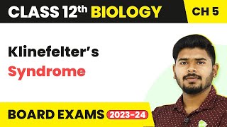 Klinefelter’s Syndrome  Principles of Inheritance and Variation  Class 12 Biology 202223 [upl. by Notneuq]