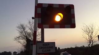 Levington Level Crossing Suffolk Sunday 15102017 [upl. by Stichter]