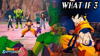 GOKU WHAT IF 3  GOKU Y LOS ANDROIDES DERROTAN A CELL  DRAGON BALL SPARKING ZERO [upl. by Llehcram]