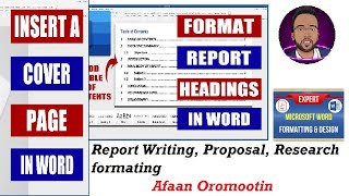 V7  Formating proposal research report etc Part 1 Afaan Oromootin BaadiyaaTube [upl. by Tarryn]