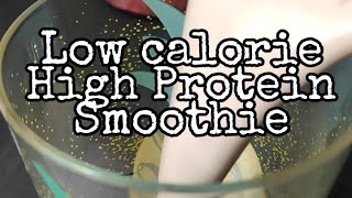 Συνταγή για High ProteinLow Calorie Smoothie 💪🤤 [upl. by Erlewine858]