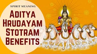 Benefits of Aditya Hrudayam Stotram  Miracles of Aditya Hridayam Stotram [upl. by Abisia]