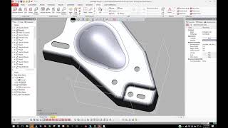 Faro Arm Scanner Tear Drop Sheet Metal 3d Modeling in Geomagic Design X [upl. by Yam]