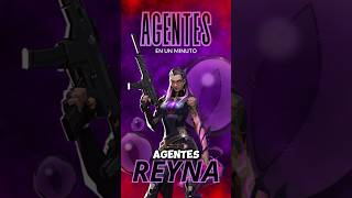 AGENTES DE VALORANT EN 1 MINUTO  REYNA valorant comosalirdeplatinoenvalorant valorantclips [upl. by Bethezel]