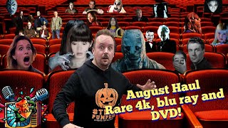 August 2024 Horror Haul OOP DVDs Rare 4ks amp Blu ray [upl. by Ignaz787]