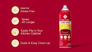 Stop Fires In Your Home Fast With EZ Fire Spray [upl. by Anny]