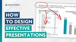 How to Design Effective Presentations 5 Practical Tips from the Consulting Industry [upl. by Virgilia965]