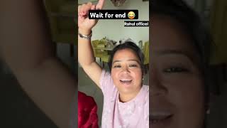 Ghar Jake Puja kahengelol bharti Singha🤩😆minivlogshortvidioviral [upl. by Aleacin]