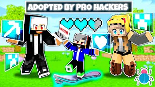 Adopted By PRO HACKERS In Minecraft Hindi [upl. by Ydnat]