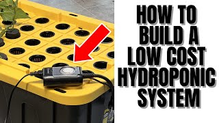 How To Build A Low Cost HydroponicAeroponic System For Beginners [upl. by Eliott]