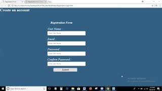 How to create Simple Registration Form in Html and Css  How to design Simple Registration Form Html [upl. by Trebreh]