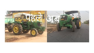 2WD TRACTOR KO 4WD KAISE BANAYE JOHNDEERE 5038D PAHLA 2WD SE 4WD TRACTOR 2WD4WD [upl. by Aitnis]