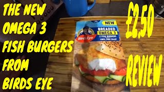 Trying Out Birds Eyes Delicious New Fish Burgers  Review [upl. by Malloch901]