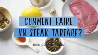 Comment faire un steak tartare [upl. by Aela]