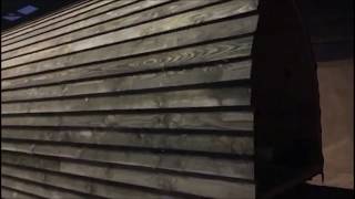 Building a Glamping Pod  Part 7  Exterior Featherdge Cladding [upl. by Gifferd]