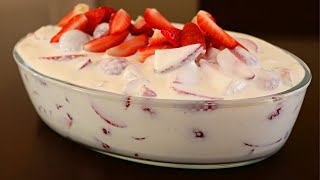 FRESAS CON CREMA las más cremosas y ricas para el 14 de febrero [upl. by Sheeb39]