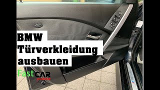 BMW E60 E61 Türverkleidung ausbauen einbauen [upl. by Karole]