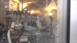 Sidel SBO 810 Universal Reheat Stretch Blow Moulding machine 2011  Lab machine [upl. by Elocyn]