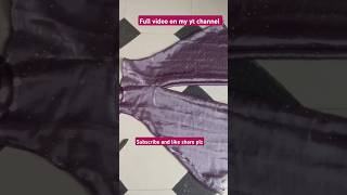 new style ki plazo cuttingandstitching fashion ytshorts [upl. by Anecusa441]