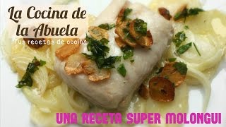 Merluza al Horno con patatas Panaderas La Cocina de la Abuela [upl. by Ymar469]