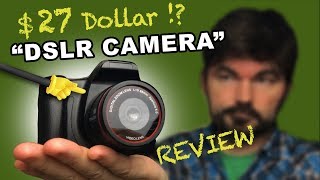 27 Dollar DSLR Camera  REVIEW quotSLR Cameraquot WATCH BEFORE BUYING [upl. by Andromede]