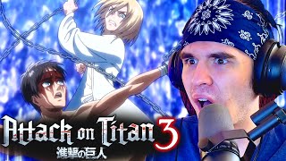 STOP CRYING 😭  Attack On Titan 3x7 FIRST TIME REACTION [upl. by Ennayrb]