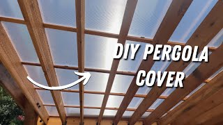 How to install a Pergola Cover  quotCover My Pergolaquot [upl. by Adhamh]