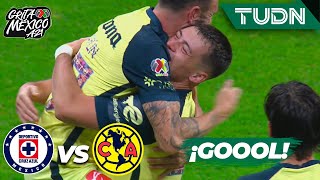 ¡GOL DEL AME ¡Viñas marca el empate  Cruz Azul 11 América  Grita México AP2021  J16  TUDN [upl. by Ajiram993]