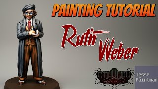 Painting Investigator Ruth Weber  Cthulhu Death May DieFear of the Unknown  Painting Guide E04 [upl. by Okomom]