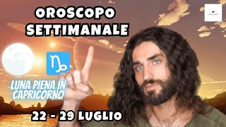 OROSCOPO DELLA SETTIMANA DAL 22 AL 29 LUGLIO [upl. by Efinnej]