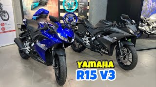 2024 Yamaha r15 v3 New Model Full Review Video  Yamaha r15 Version3 OnRoad Price [upl. by Musihc]